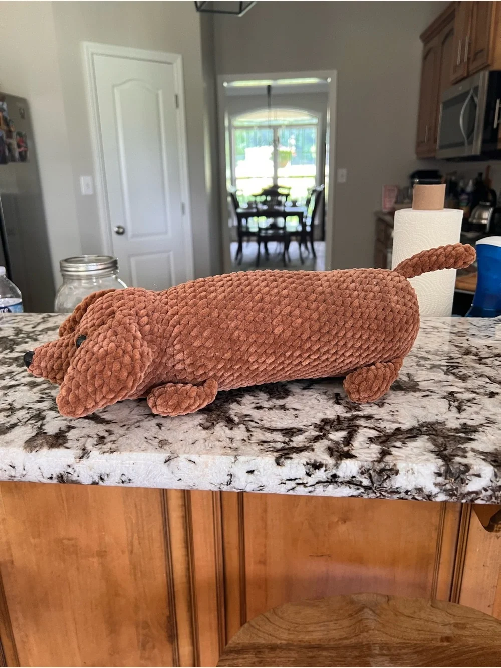 Crochet Dachshund by Petunia’s Plushie Patch (me)